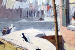 72 Backyards, Greenwich Village - John Sloan 1914 New Whitney Museum Of American Art New York City